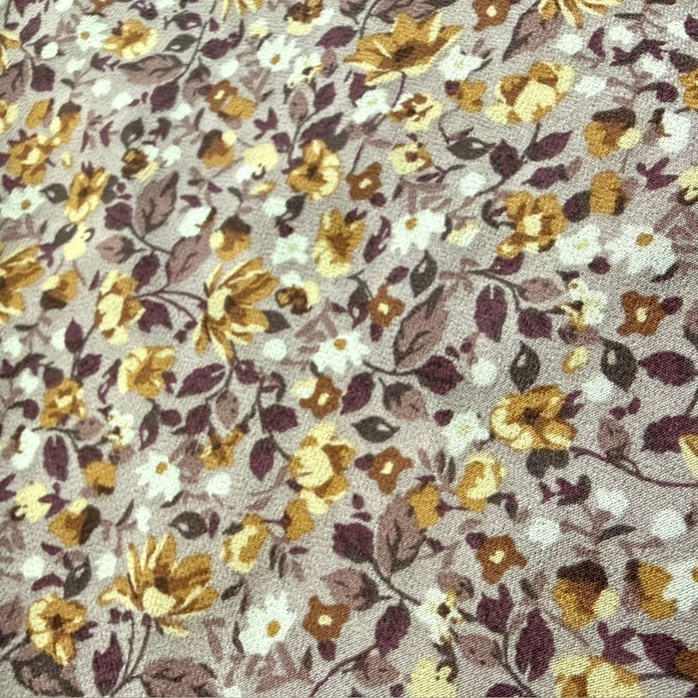 Reitmans Purple Floral Chiffon Dress Women’s Size Small Lined - Picture 7 of 11